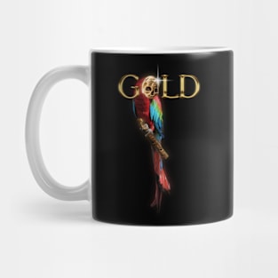 GOLD Parrot Mug